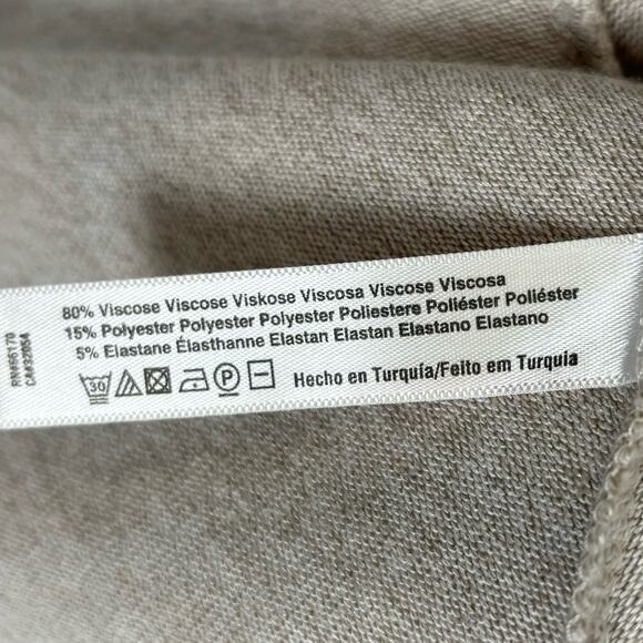 Anthropologie Saturday Sunday Cloud Fleece Faux Wrap Sweater Dress NWT Large - Picture 5 of 5